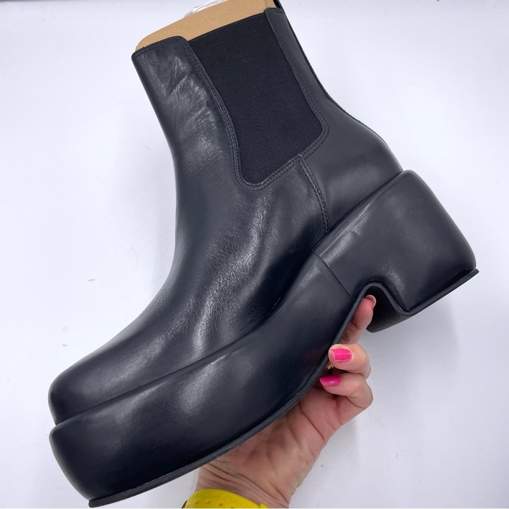 NEW Everlane Black‎ Puffa Chunky Platform Y2K 90s Short Boot in Size 10 - Picture 11 of 16